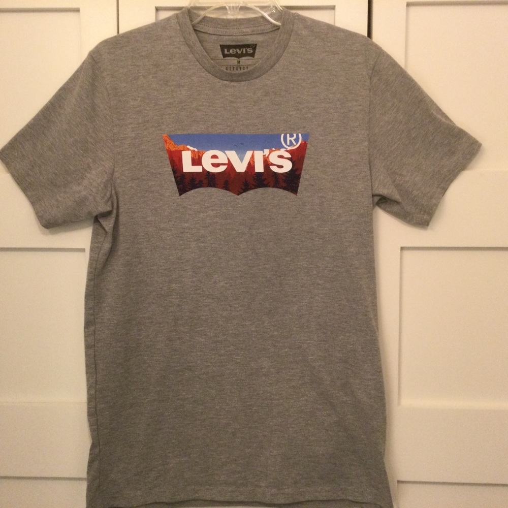 Levi’s Mountain Forest Logo Tee NWOT